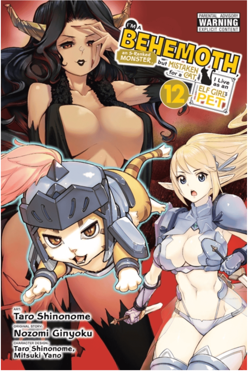 Yen Press Manga I'm a Behemoth, an S-Ranked Monster, But Mistaken for a Cat, I Live as an Elf Girl's Pet, Vol. 12 9798855423310 ING-9798855423310