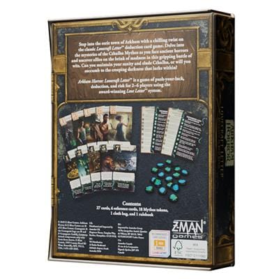 Z-Man Games Board Games > Card Games Arkham Horror Lovecraft Letter 841333129279 ZMGLLF0101EN