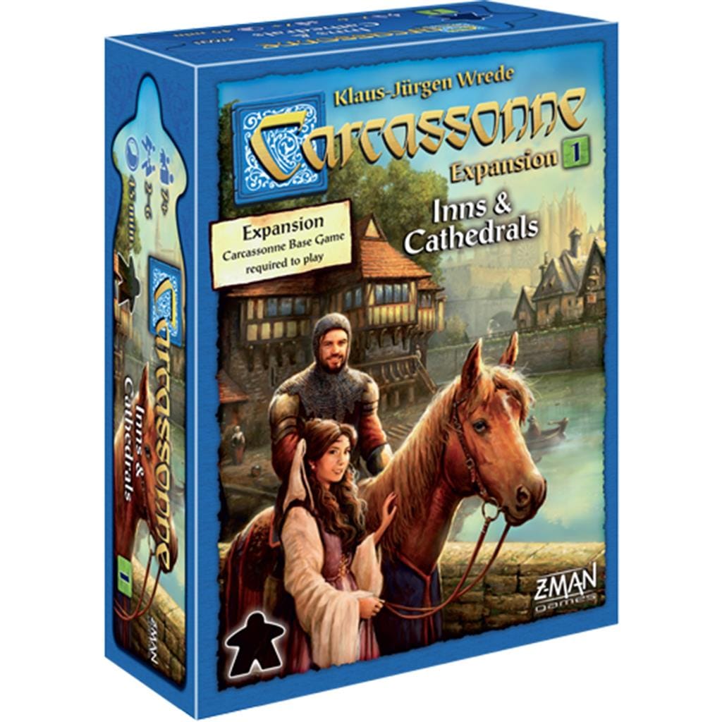 Z-Man Games Board Games > Large Box Games Carcassonne Exp 1: Inns and Cathedrals 681706781013 ZM7811