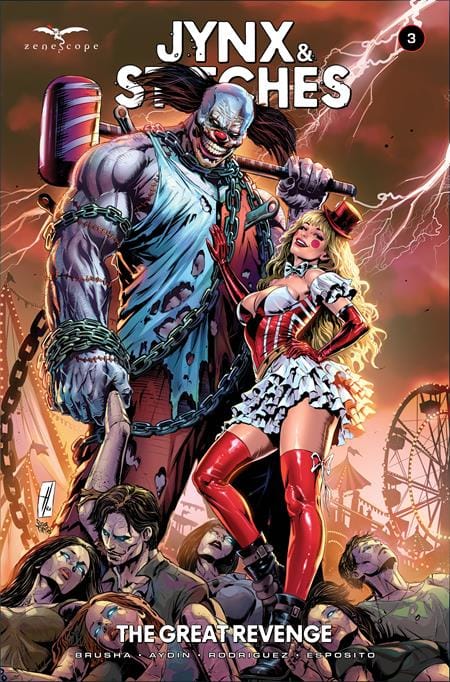 Zenescope Entertainment Comic Books JYNX AND STITCHES GREAT REVENGE #3 (OF 3) CVR A HAKAN AYDIN (Release Date: 12/09/2026) 73238850830300311 1026ZE1390
