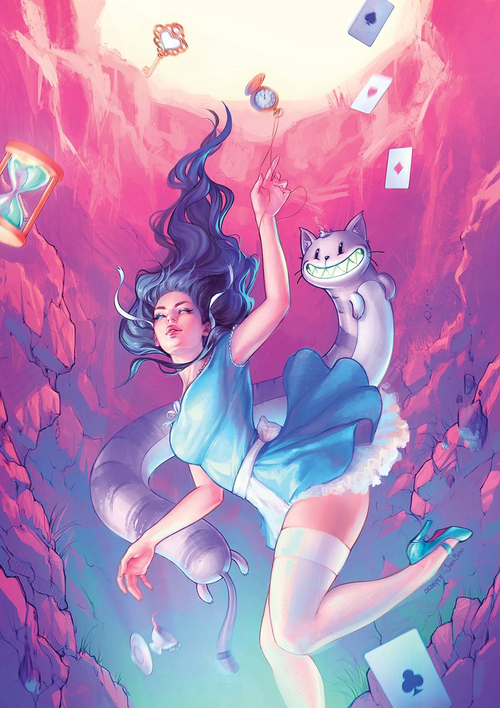 ZENESCOPE ENTERTAINMENT INC Comic Books WONDERLAND ANNUAL OUT OF TIME CVR B SONIA MATAS 78779000593300321 JUN232239