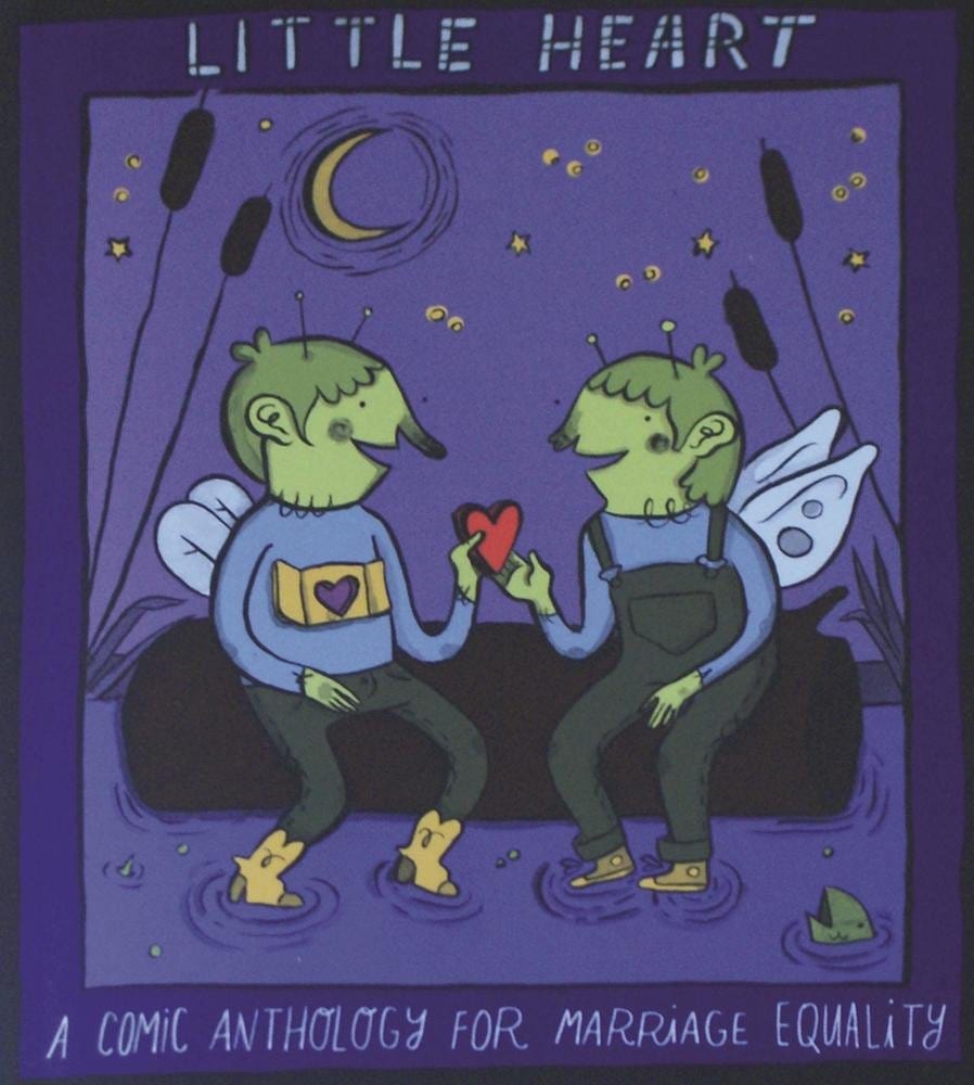 2dcloud Graphic Novel Little Heart: A Comic Anthology for Marriage Equality 20241404