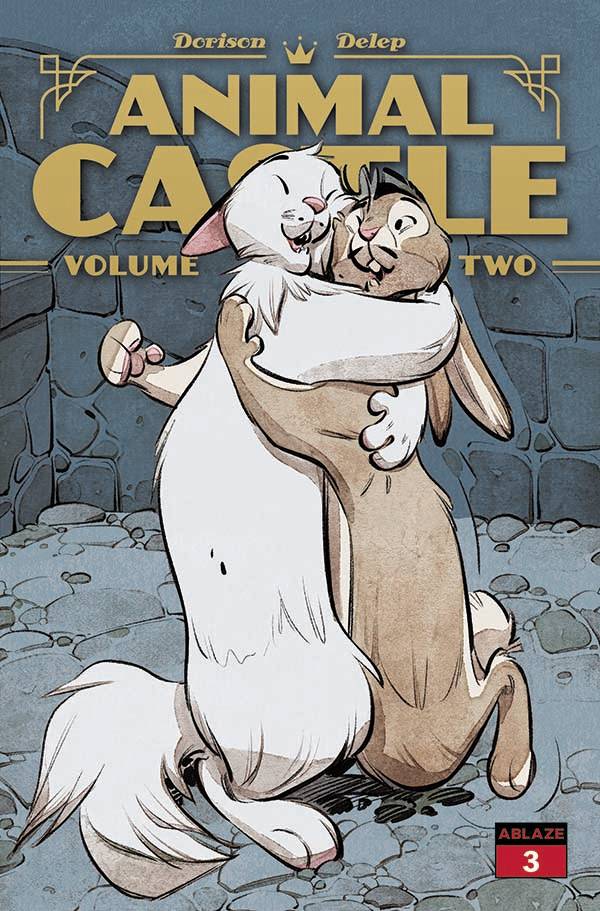 Ablaze Publishing Comic Books ANIMAL CASTLE VOL 2 #3 CVR A DELEP CAESAR & MISS B DANCING ( 85000892738603011 MAY231194