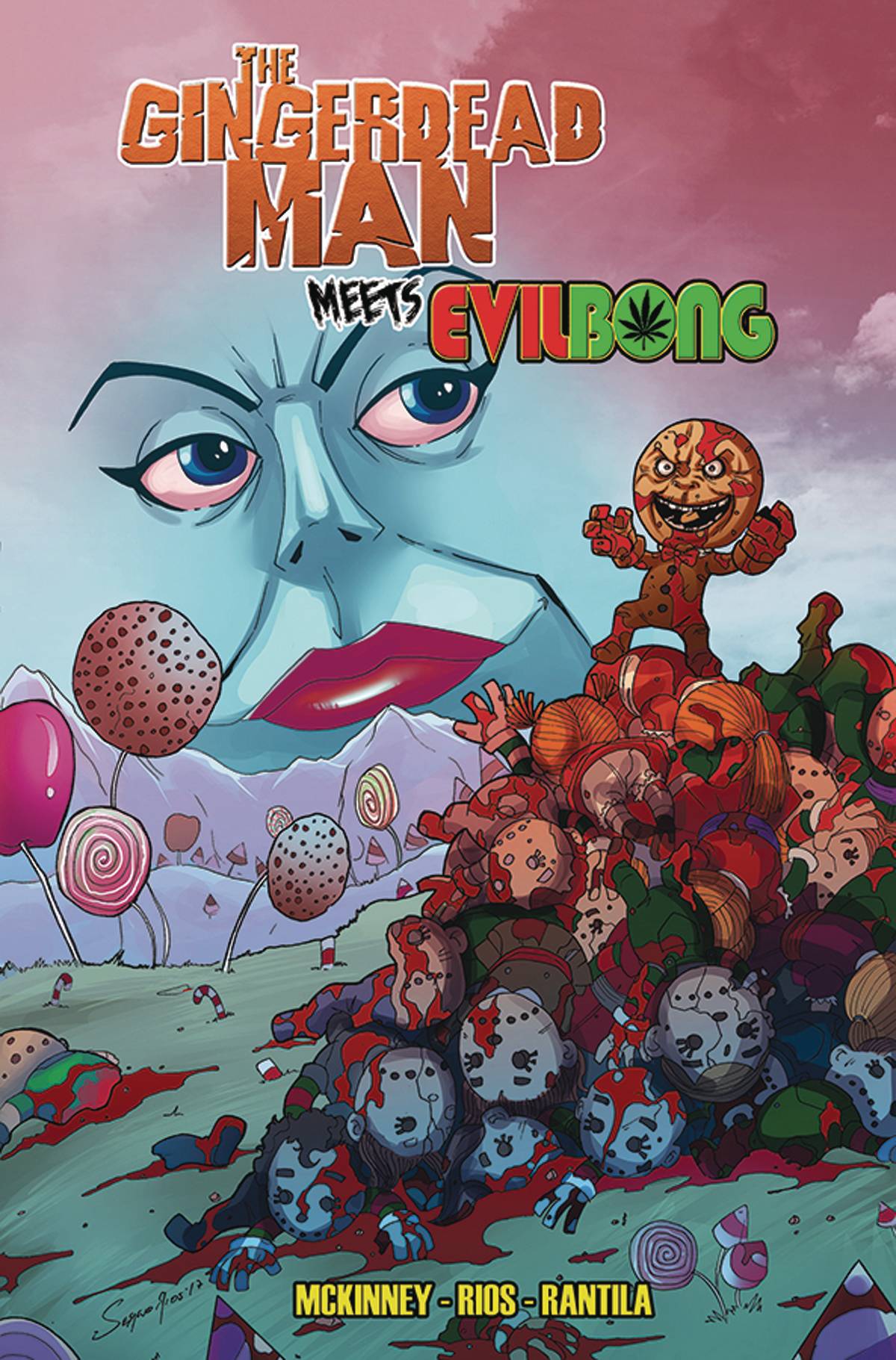 ACTION LAB - DANGER ZONE Graphic Novel Gingerdead Man Meets Evil Bong TP (MR) 9781632293848 MAR181032