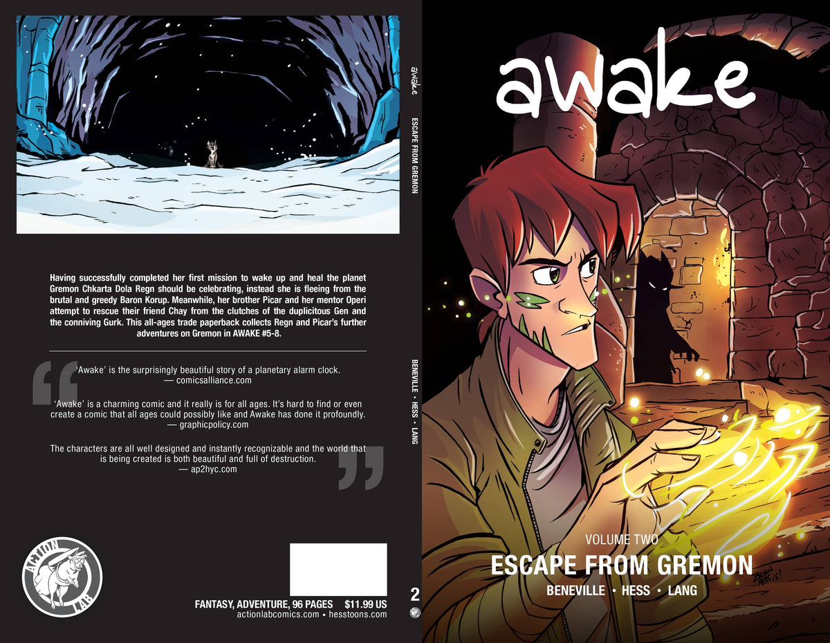 ACTION LAB ENTERTAINMENT Graphic Novel Awake TP Vol 02 Escape From Gremon 9781632292131 OCT161045