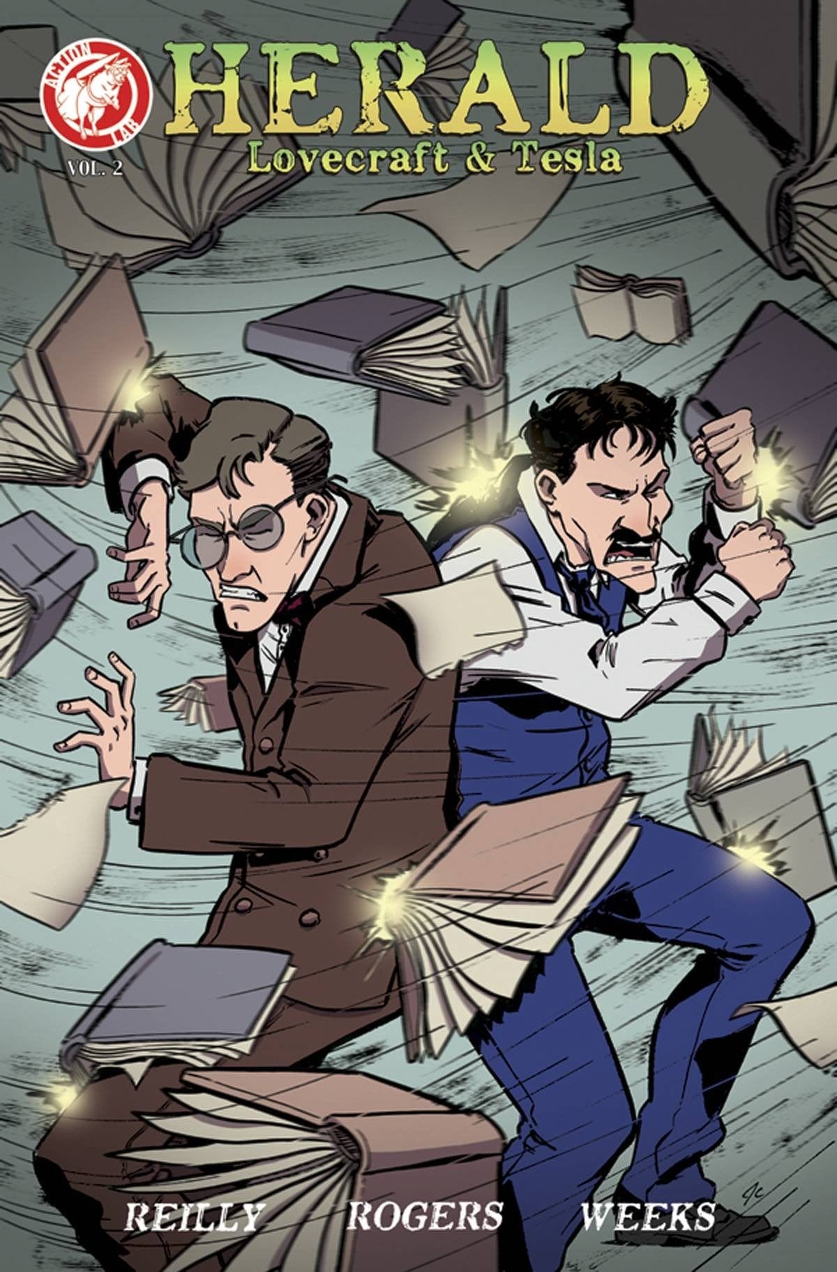 ACTION LAB ENTERTAINMENT Graphic Novel Herald Lovecraft And Tesla TP Vol 02 Fingers To The Bone 9781632291110 JUL150866