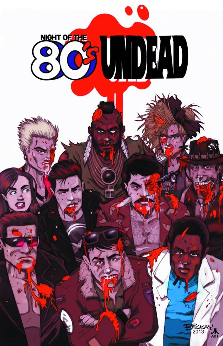 ACTION LAB - DANGER ZONE Graphic Novel Night Of The 80S Undead TP (MR) 9780985965280 NOV130742