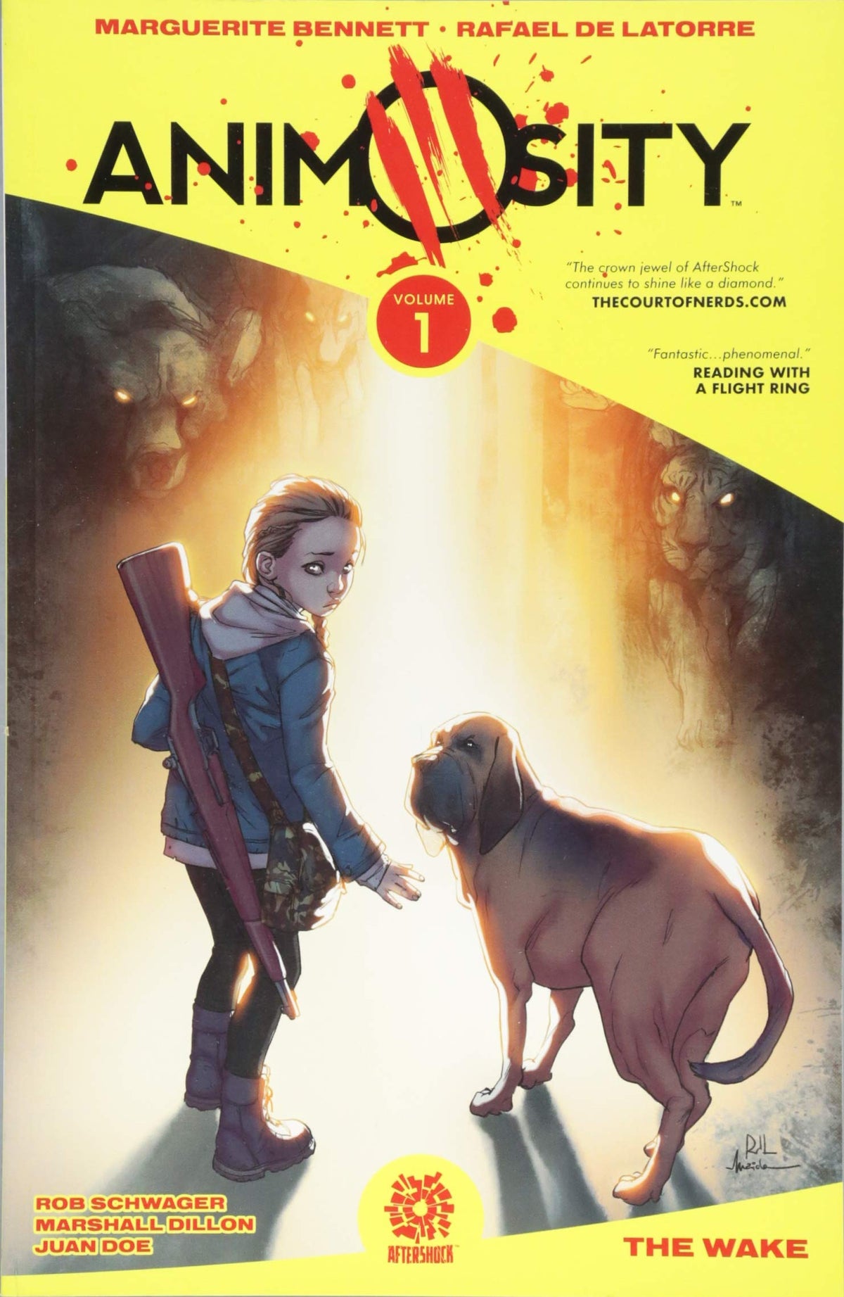 AFTERSHOCK COMICS Graphic Novel Animosity TP Vol 01 (MR) 9781935002895 JAN171219