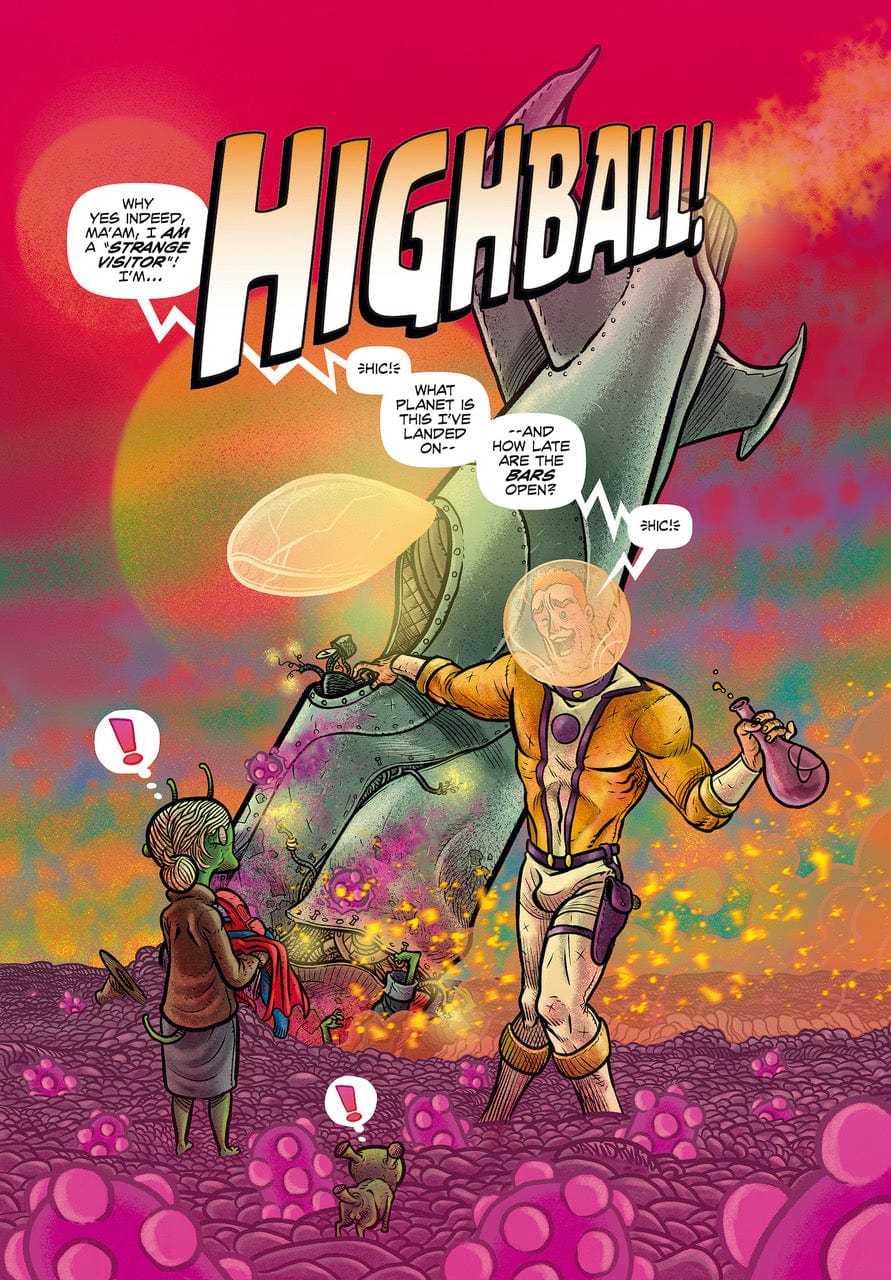 Ahoy Comic Books > Incentives HIGHBALL #1 (OF 5) CVR B INC 1:3 DAVID RUBIN UNLOCK VAR (MR) 85647000828800121 0722AH232