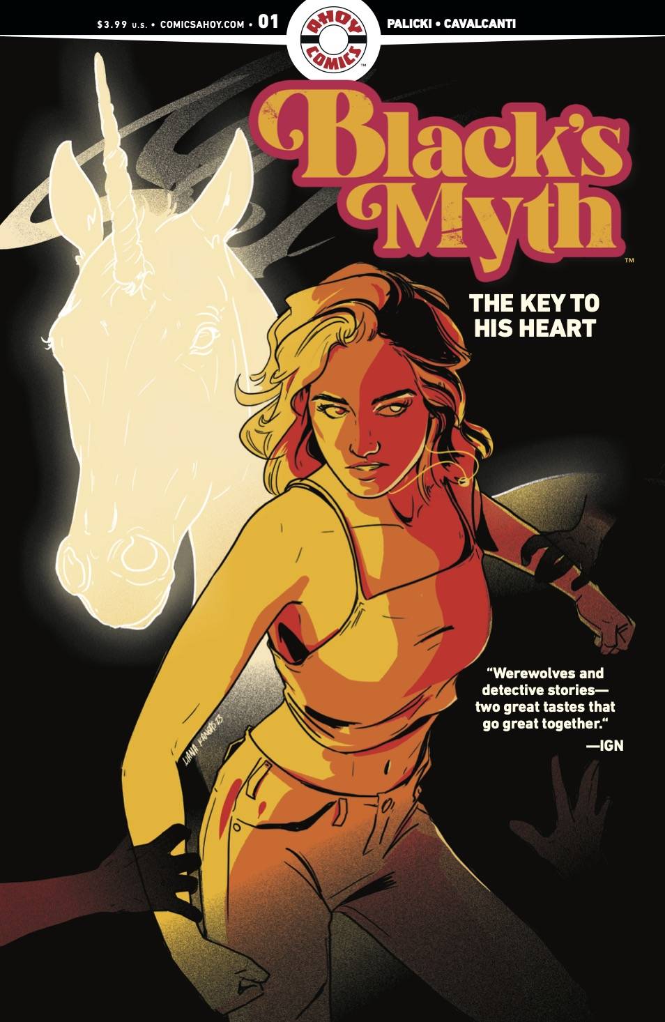 Ahoy Comics Comic Books BLACKS MYTH KEY TO HIS HEART #1 (OF 5) CVR A KANGAS 85647000817200611 APR231096