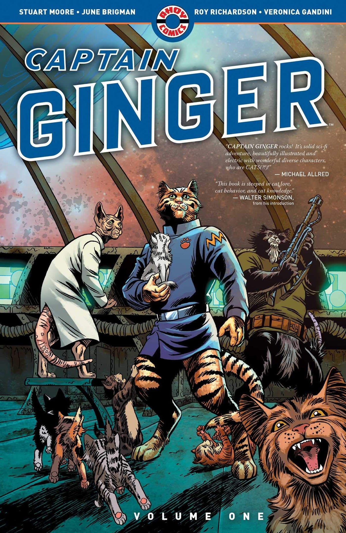 AHOY COMICS Graphic Novel Captain Ginger TP Vol 01 9780998044217 APR191333