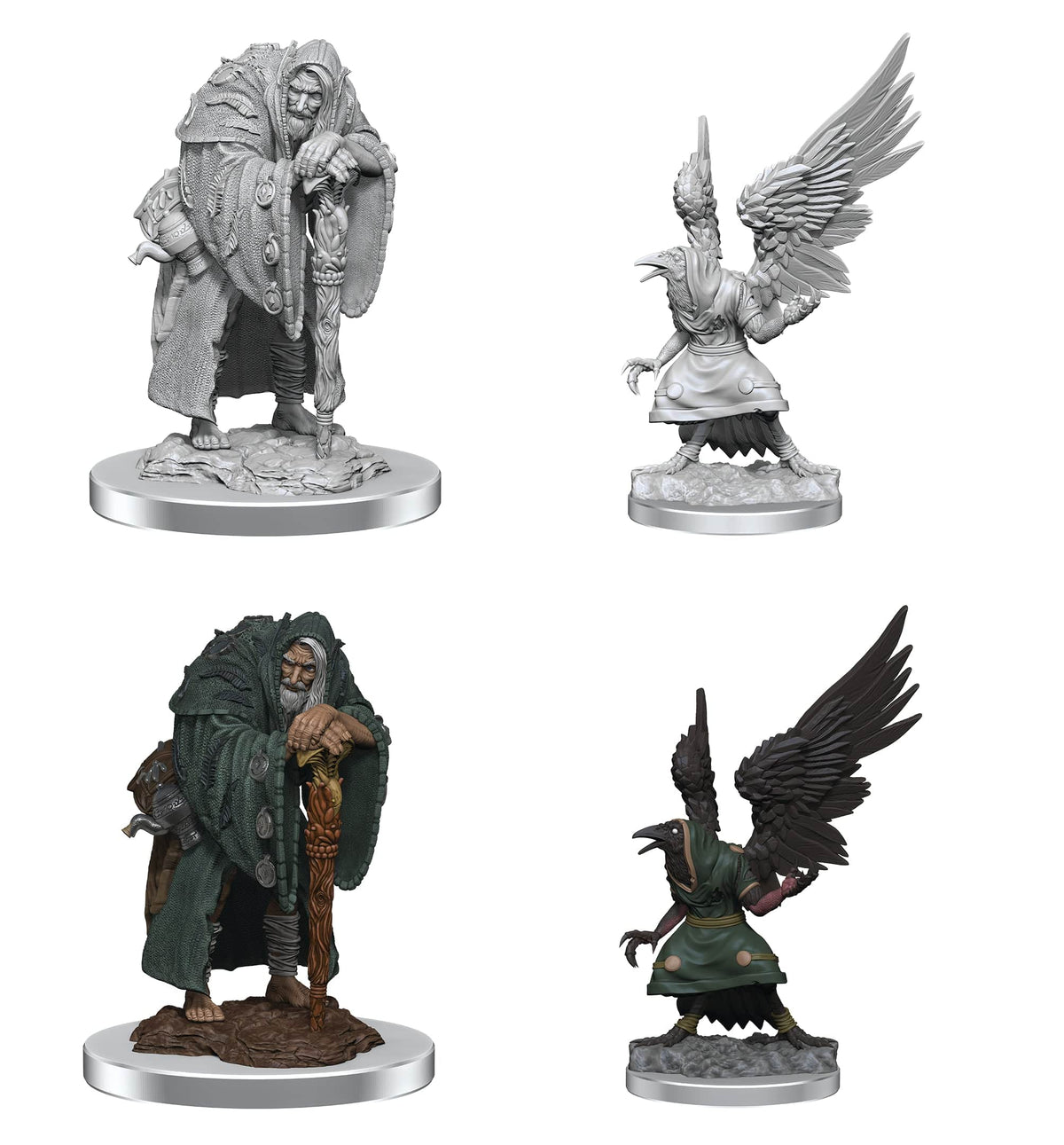 Alliance Games Distribution Miniatures > WizKids Dungeons & Dragons Nolzur`s Marvelous Unpainted Miniatures: W19 Wereravens 634482905869 WZK 90586