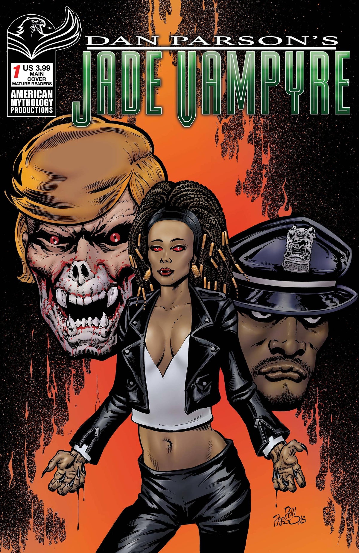 American Mythology Productions Comic Books DAN PARSONS JADE VAMPYRE #1 CVR A PARSONS (MR) 85609100620500111 DEC221061