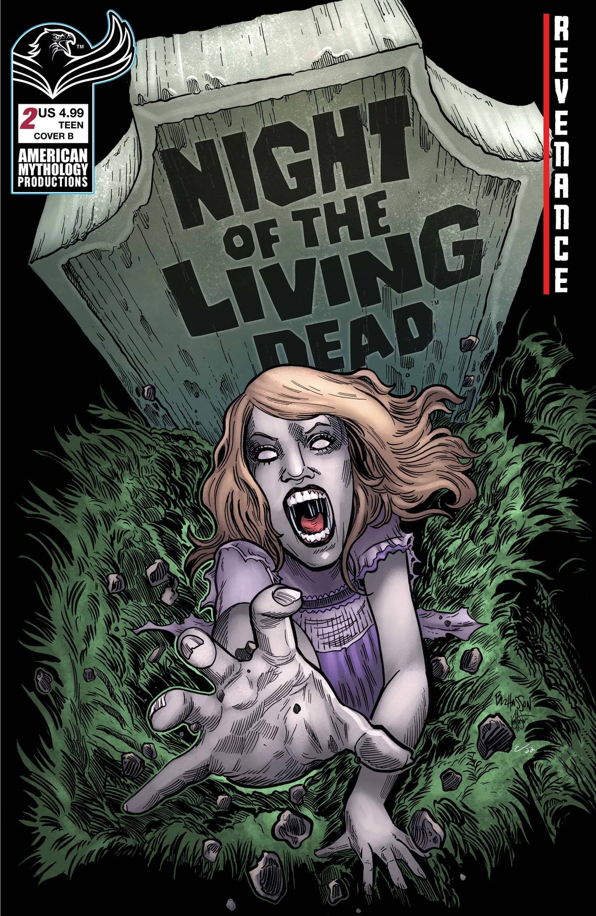 American Mythology Productions Comic Books NIGHT OF THE LIVING DEAD REVENANCE #2 CVR B CORPSE CREW (O/A 85609100673100221 MAY231511