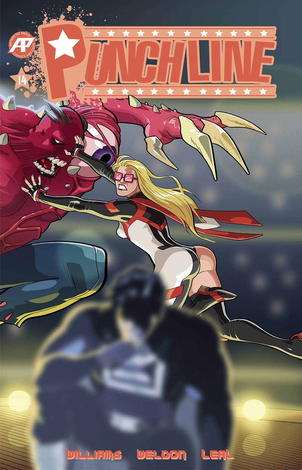 Antarctic Press Comic Books PUNCHLINE #14 CVR B STAGE FIGHT VAR 61072116042801421 DEC221126