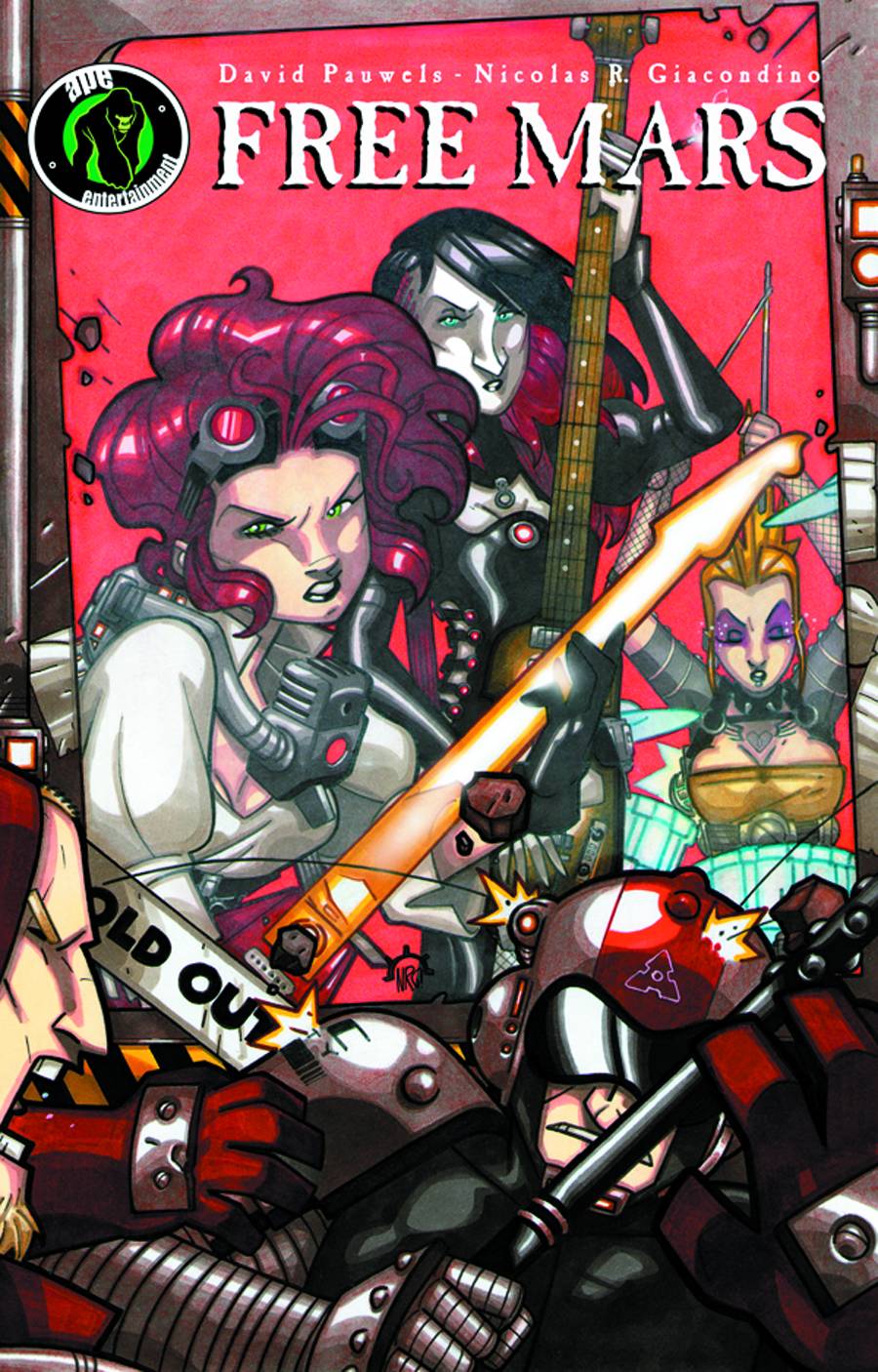 APE ENTERTAINMENT Graphic Novel Free Mars GN Vol 01 Riot Girls (MR) 9781937676216 MAY120825