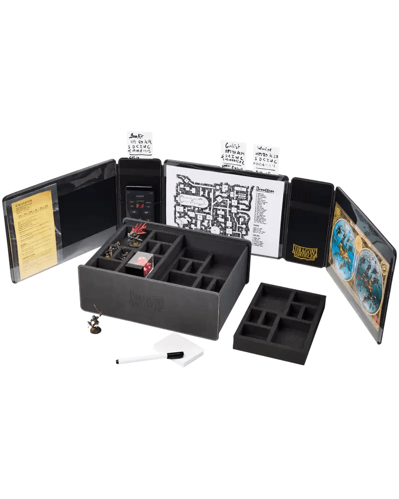 Arcane Tinmen Game Supplies > Dice Towers/Trays/Cups Dragon Shield Roleplaying: Game Master Companion- Iron Grey 5706569500108 ATM 50010