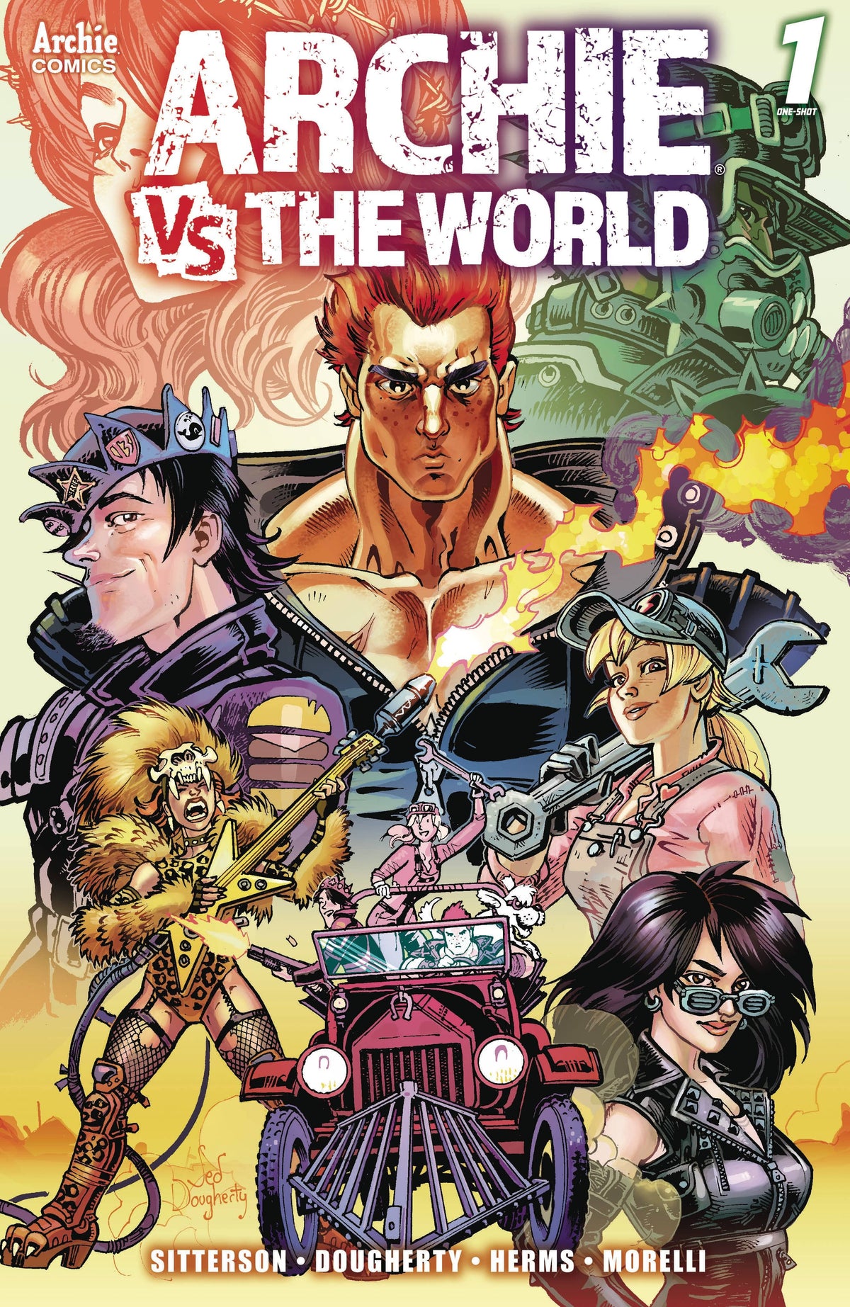 Archie Comic Publications Comic Books ARCHIE VS THE WORLD ONE SHOT CVR A DOUGHERTY 76281626672700111 NOV221279