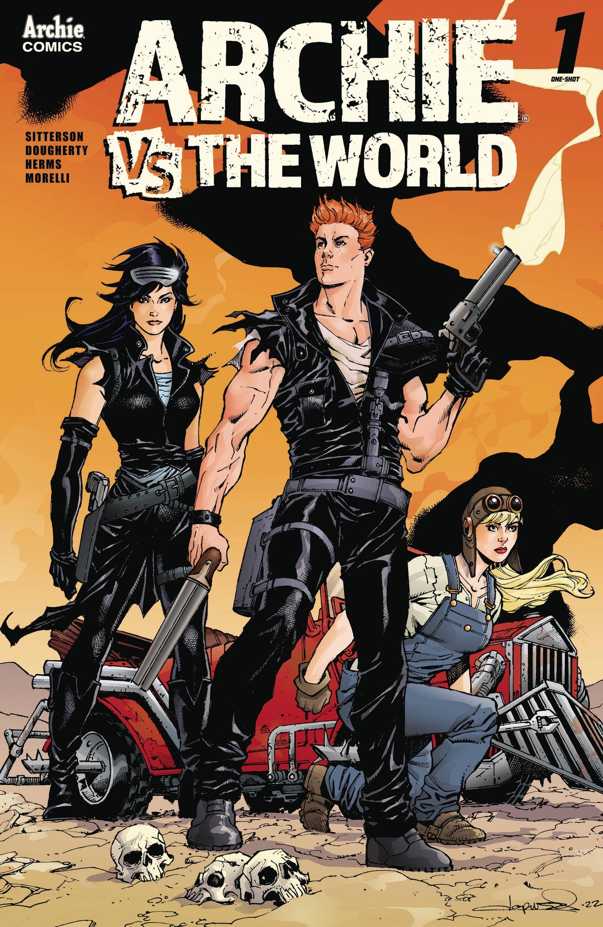 Archie Comic Publications Comic Books ARCHIE VS THE WORLD ONE SHOT CVR B LOPRESTI 76281626672700121 NOV221280