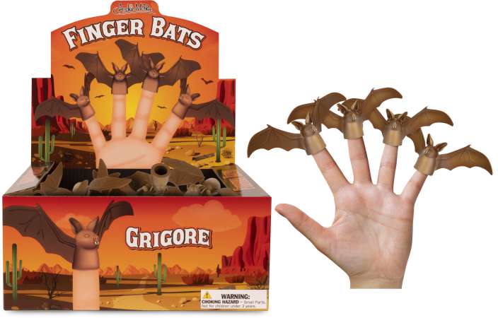 Archie McPhee Decor > Other Decor Archie McPhee: Finger Bats 739048129687