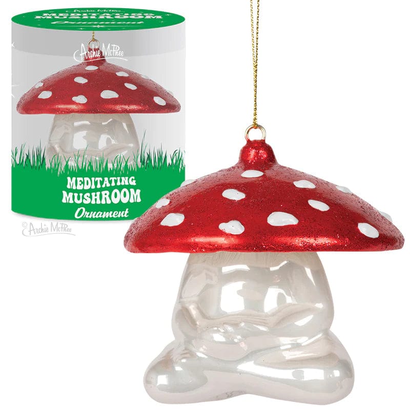 Archie McPhee Decor > Other Decor Archie McPhee: Meditating Mushroom Ornament 739048130102