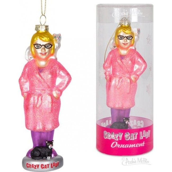 Archie McPhee Decor > Other Decor Archie McPhee: Ornament - Crazy Cat Lady 739048126303 12630