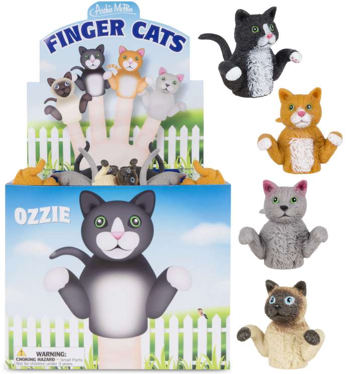 Archie McPhee Toys > Other Toys Archie McPhee: Finger Cats 739048127607 12760