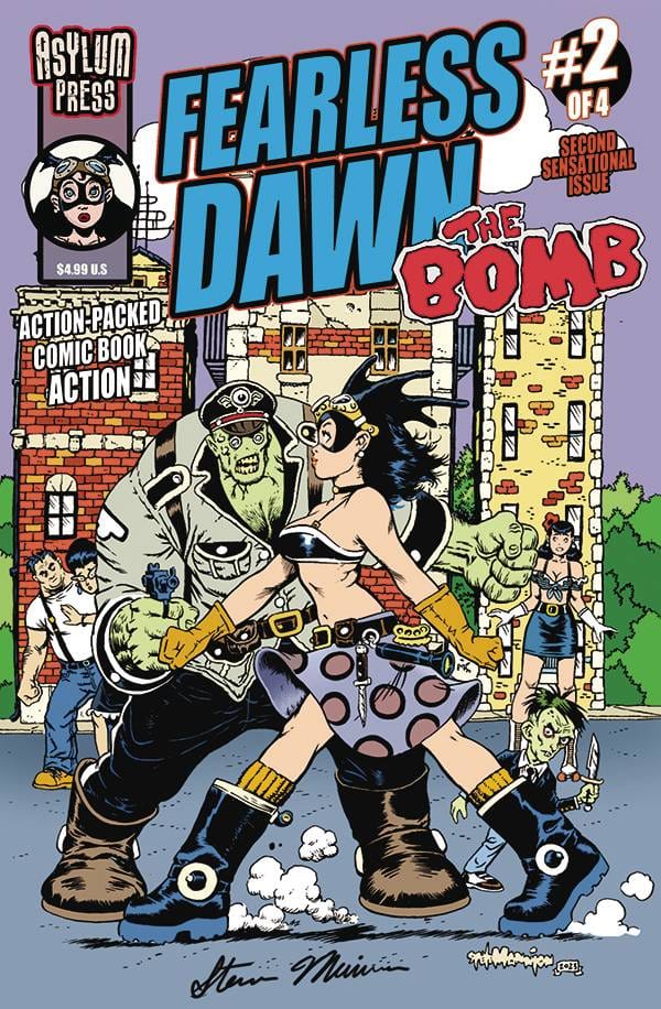Asylum Press Comic Books FEARLESS DAWN THE BOMB #2 (OF 4) CVR A MANNION SGN ED 53198332 MAR231197