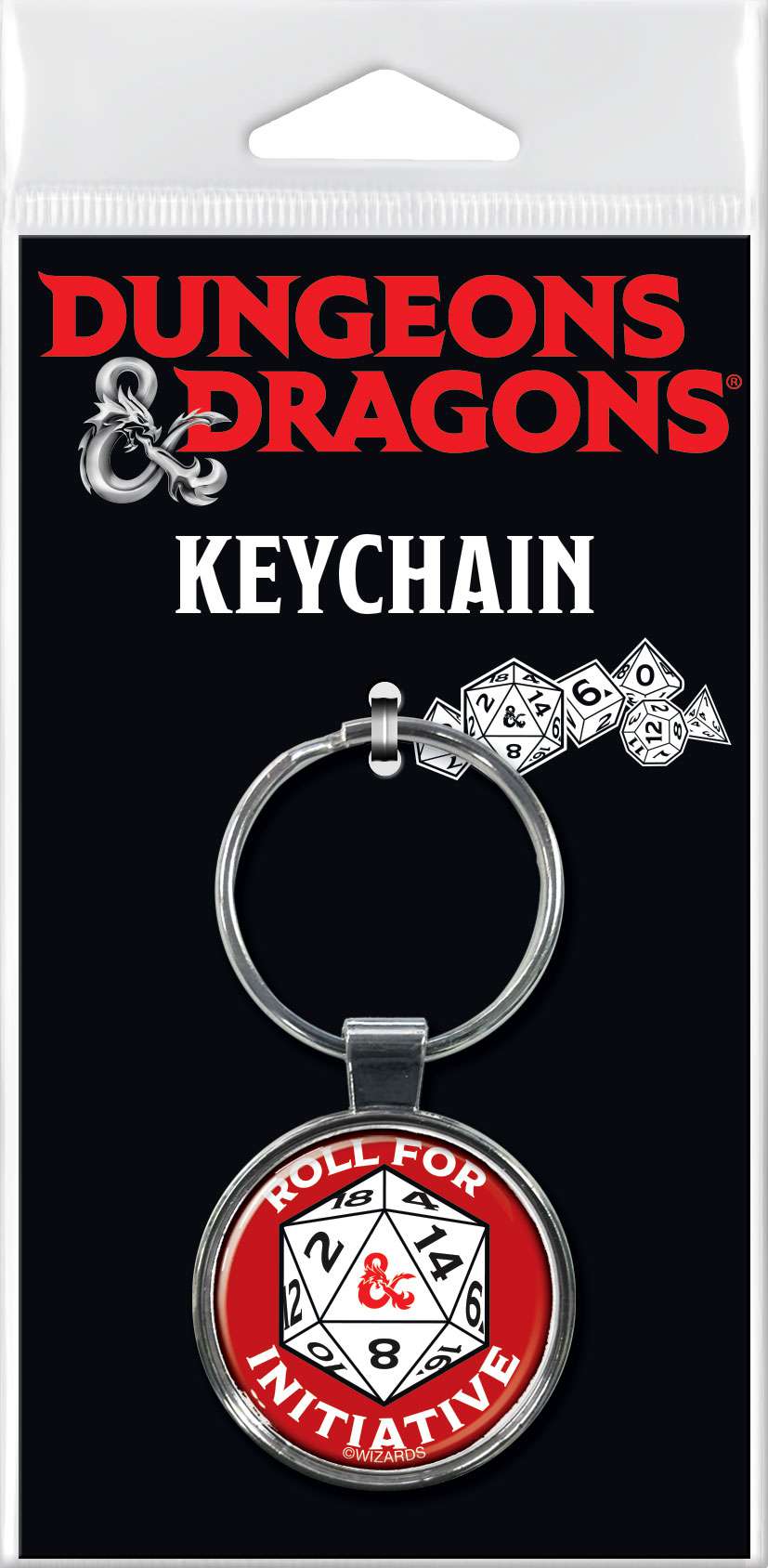 Ata-Boy Miscellaneous > Keychains Ata-Boy: D&D Keychain - Roll for Initiative 008215662716 BOY66271KR