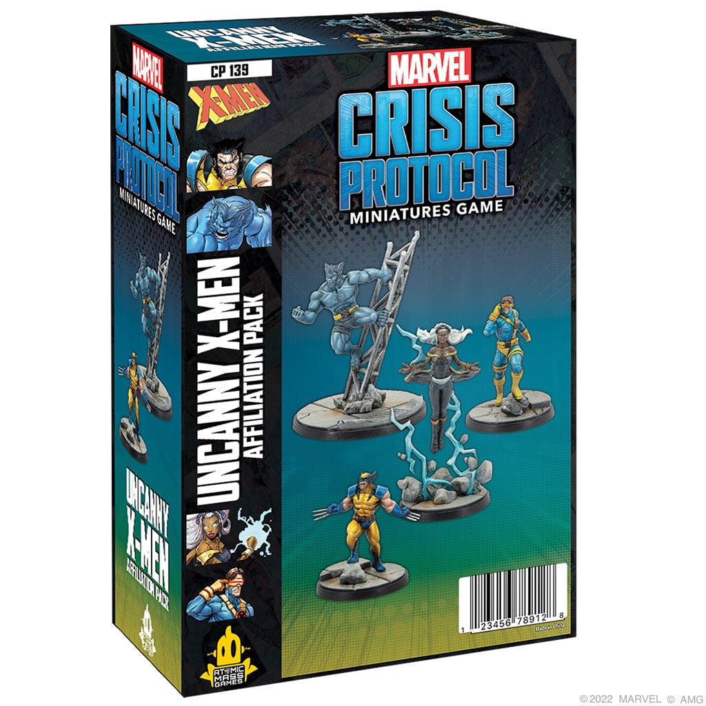 Atomic Mass Games Tabletop Games > Miniature Games Marvel Crisis Protocol: Uncanny X-Men - Affiliation Pack 841333119102 CP139EN