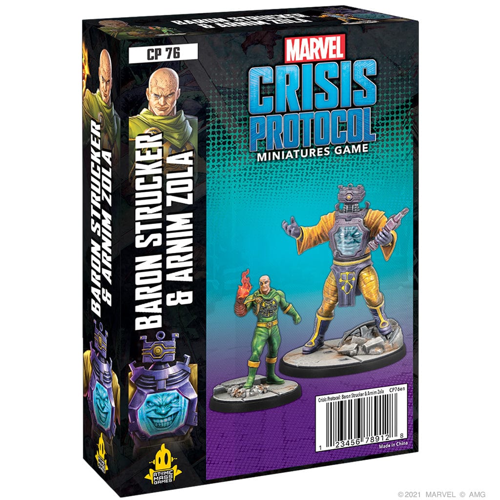 Atomic Mass Games Tabletop Games > Miniature Games Marvel Crisis Protocol: Baron Strucker & Armin Zola (CP76) 841333112493 CP76EN