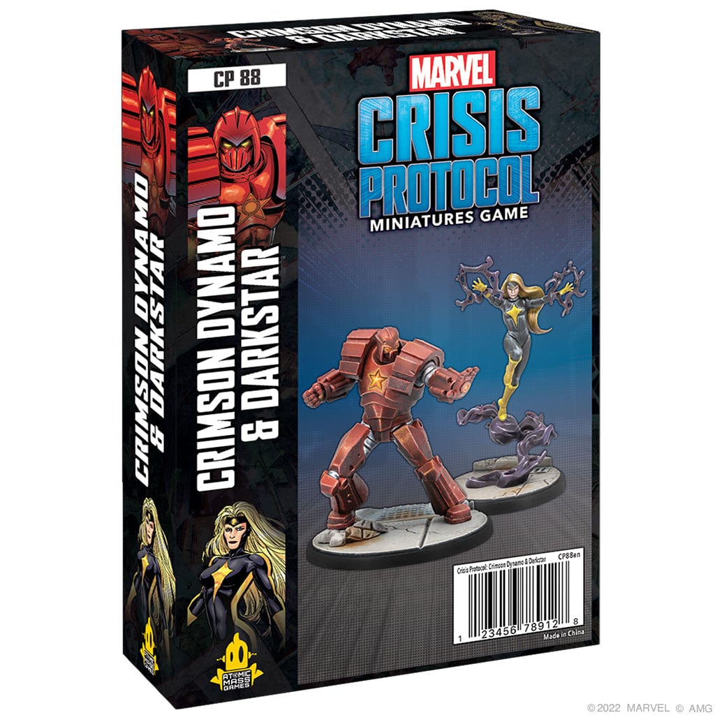 Atomic Mass Games Tabletop Games > Miniature Games Marvel - Crisis Protocol: Crimson Dynamo & Darkstar 841333112912 CP88EN