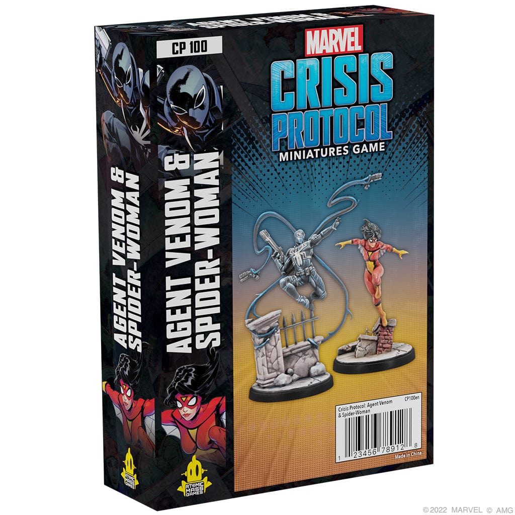Atomic Mass Games Tabletop Games > Miniature Games Marvel: Crisis Protocol - Agent Venom & Spider-Woman 841333120559 CP100EN