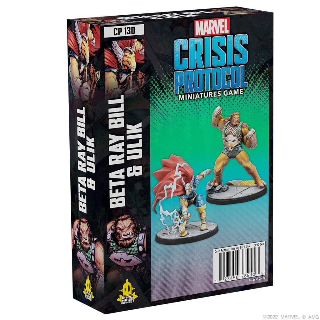 Atomic Mass Games Tabletop Games > Miniature Games Marvel: Crisis Protocol - Beta Ray Bill & Uluk 841333113346 CP130EN
