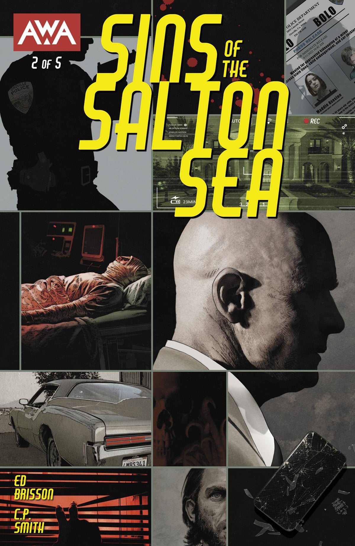 AWA Comic Books SINS OF THE SALTON SEA #2 (OF 5) CVR A BRADSTREET (MR) 85001385464600211 MAY231605