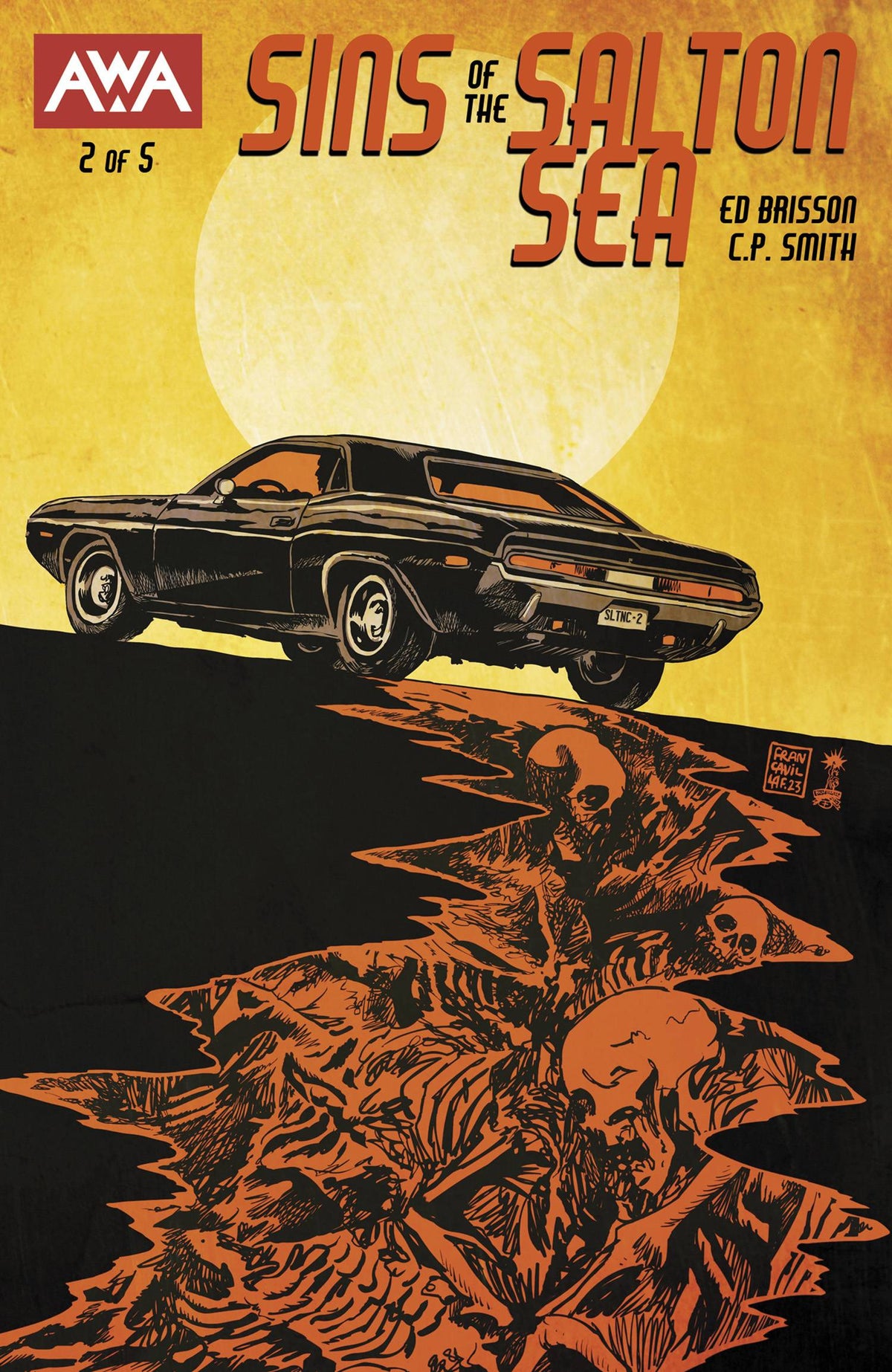 AWA Comic Books SINS OF THE SALTON SEA #2 (OF 5) CVR B FRANCAVILLA (MR) 85001385464600221 MAY231606