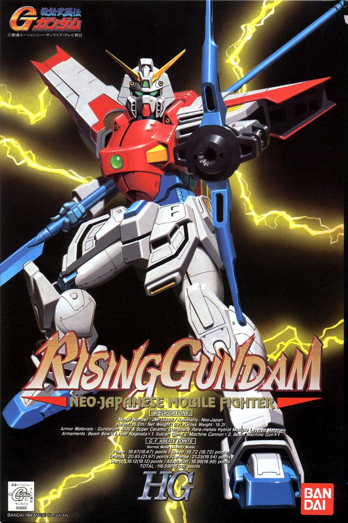 Bandai: Gundam G - Rising Gundam - Third Eye