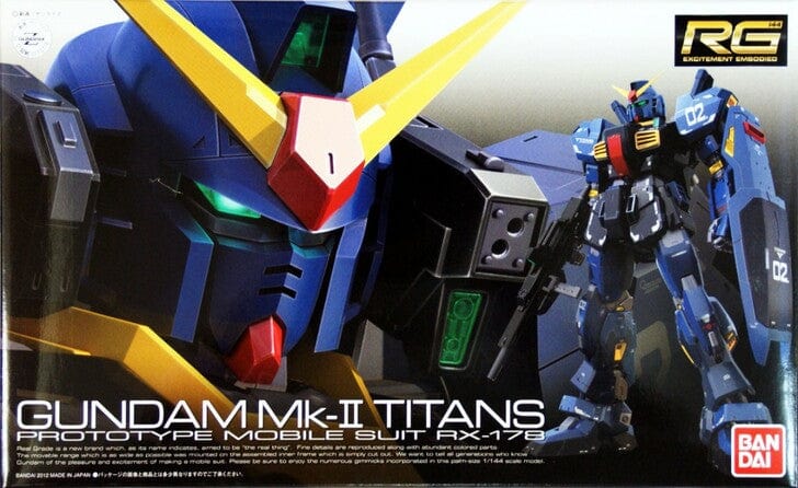 Bandai Model Kits > Gundams > Real Grade Bandai: Gundam RG - Gundam Mk-II Titans 4573102615978