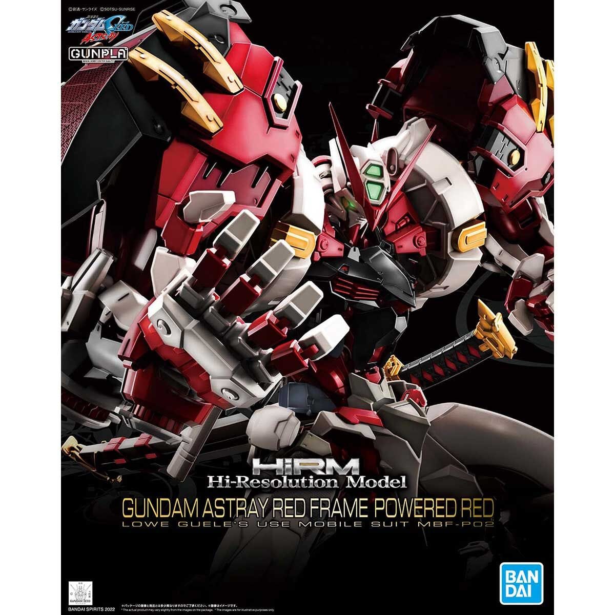 Bandai: Gundam Seed HIRM - Gundam Astray Red Frame Powered Red - Third Eye