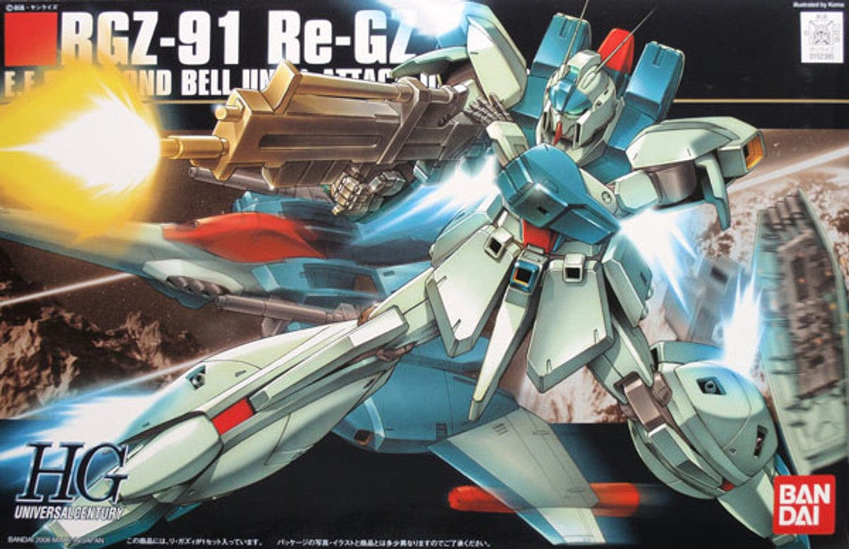 Bandai Model Kits > Gundams > High Grade Bandai: Gundam Universal Century - HG - RGZ-91 Re-GZ 4573102587787 2004936