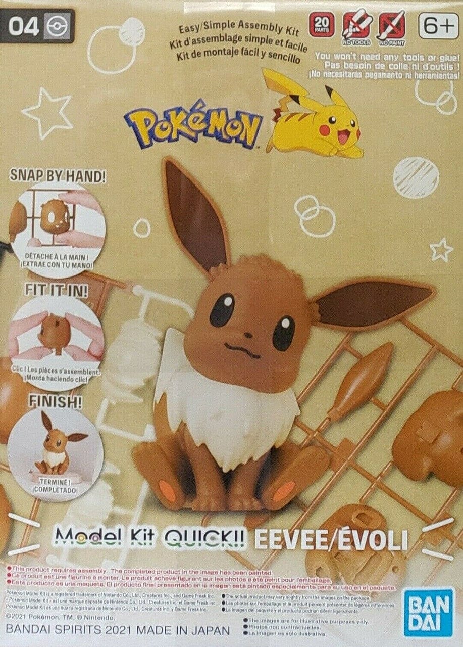 Bandai Model Kits > Other Model Kits Bandai: Pokemon Quick Kit - Eevee 4573102613929 2541925