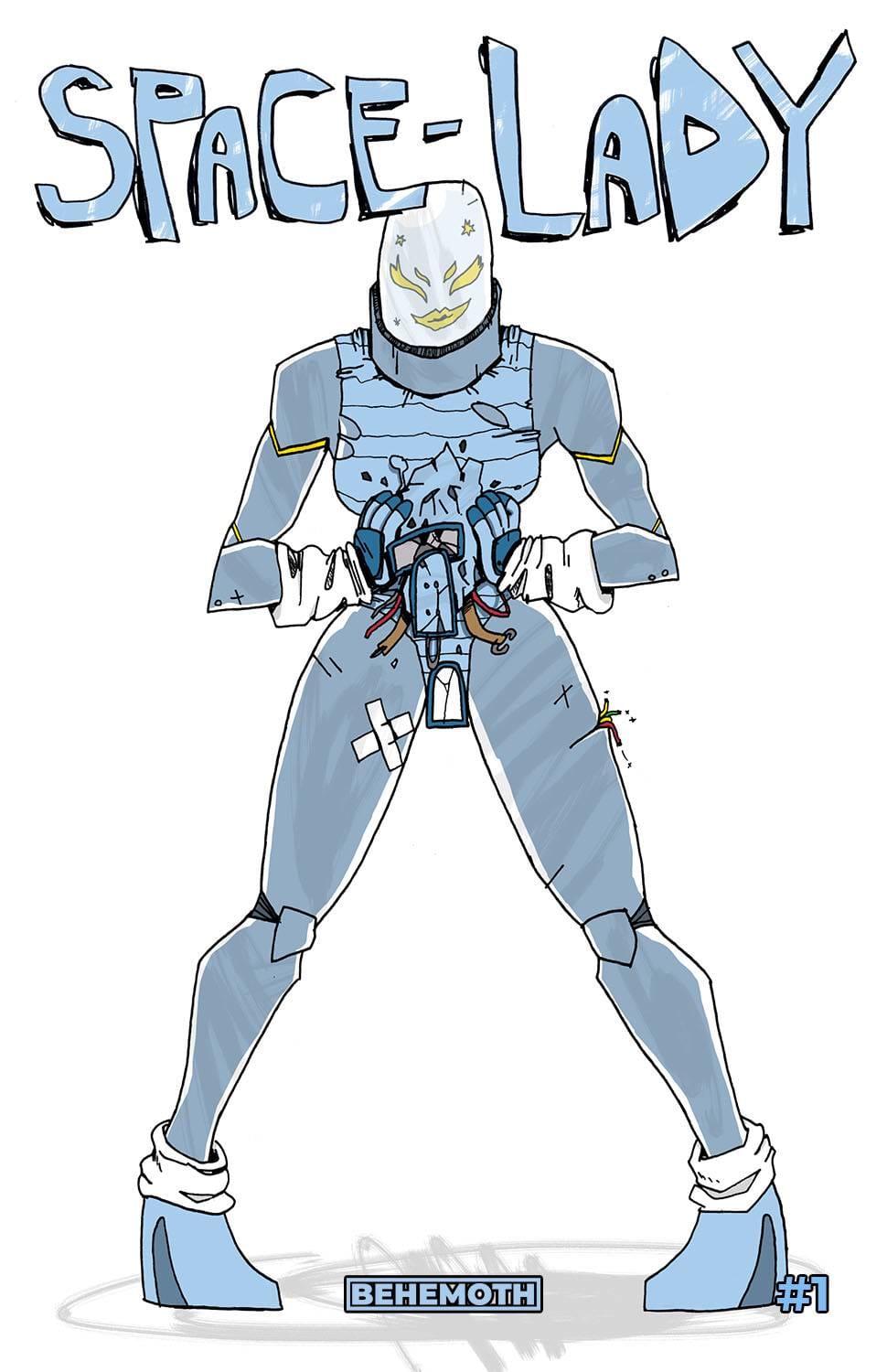 Behemoth Comics Comic Books SPACE LADY #1 CVR C WARWICK (MR) 85002766727000131 MAY221258