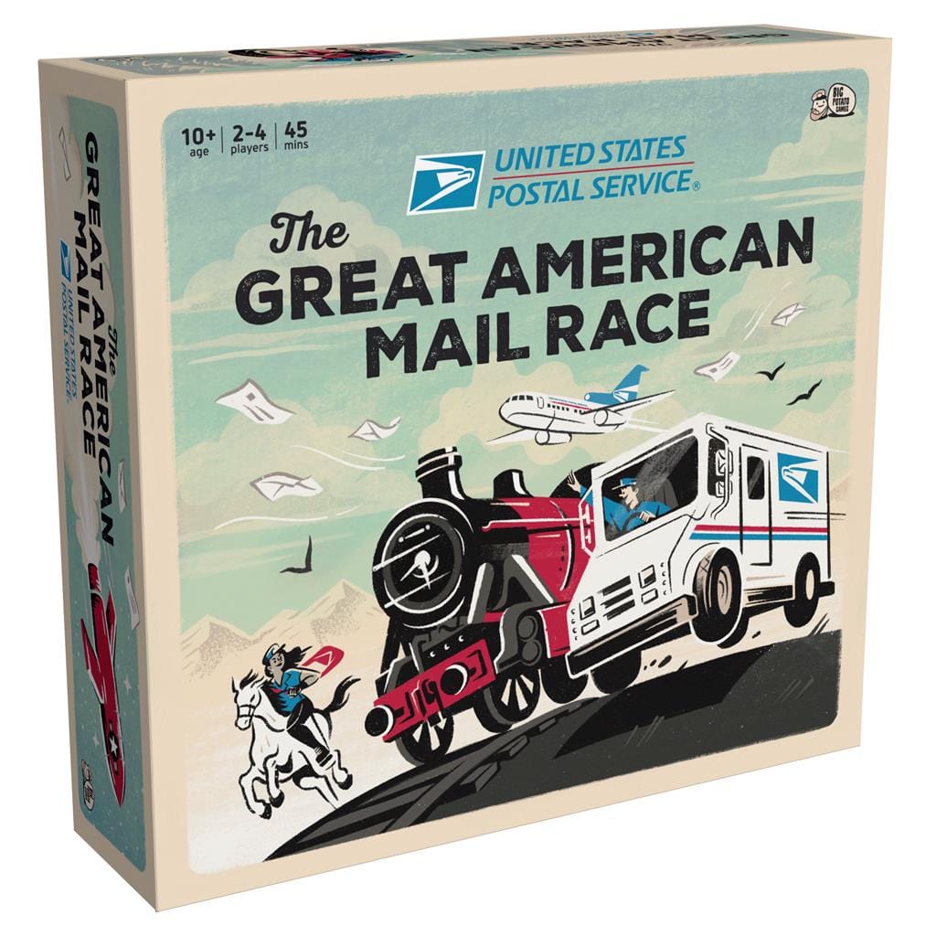 Big Potato Games Board Games > Large Box Games Great American Mail Race 778988438558 6065481