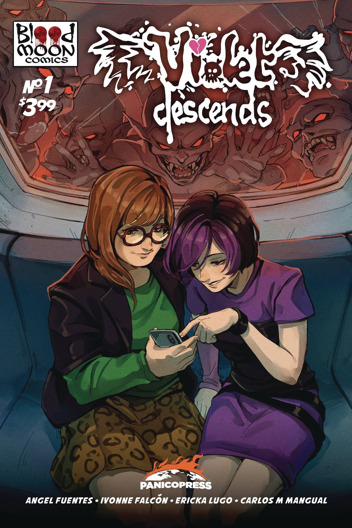 Blood Moon Comics Llc Comic Books > Incentives VIOLET DESCENDS #1 (OF 5) CVR B 1:10 RIVERA INCV 85003206439200131 FEB231233