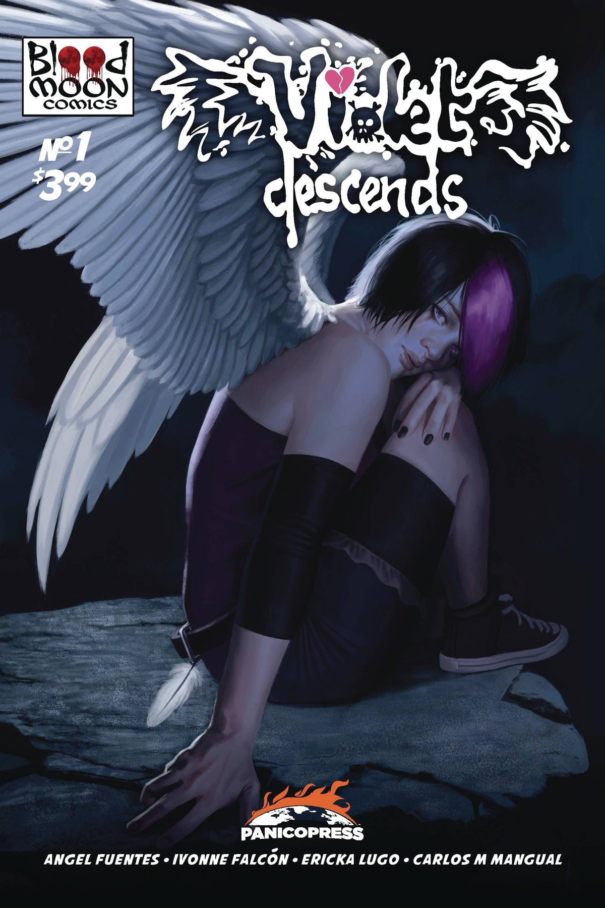 Blood Moon Comics Llc Comic Books > Incentives VIOLET DESCENDS #1 (OF 5) CVR B 1:5 AGUIRRE INCV 85003206439200121 FEB231234