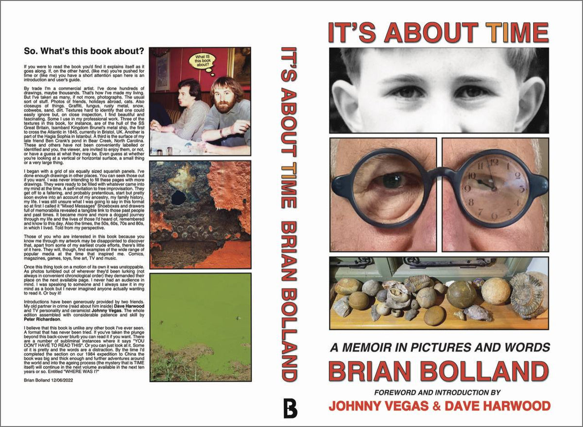 BOOK PALACE Graphic Novel Memoir In Pictures & Words By Brian Bolland HC 9781913548339 NOV221347