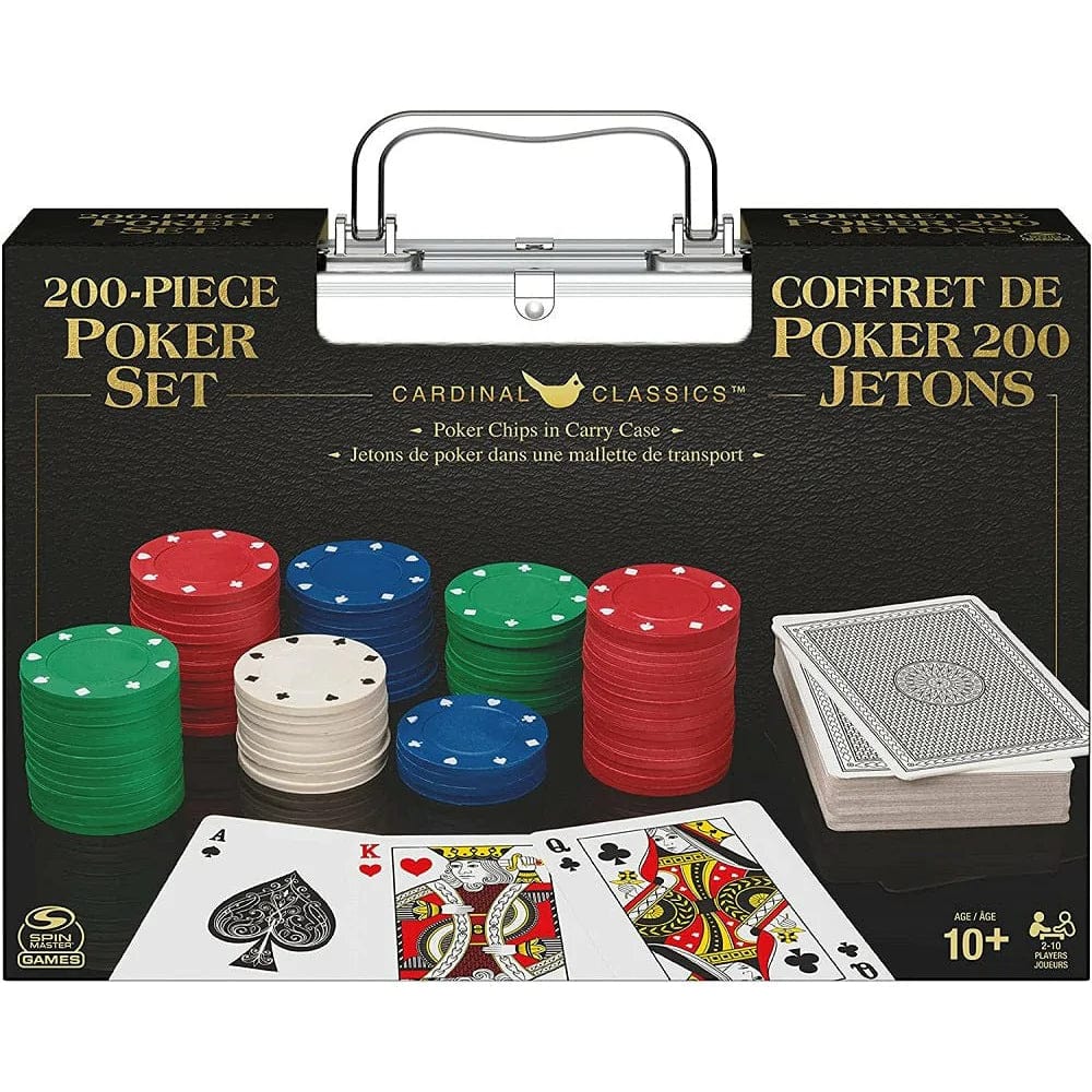Cardinal Board Games > Large Box Games Cardinal Classics: 200-Piece Poker Set 778988383971 20133724