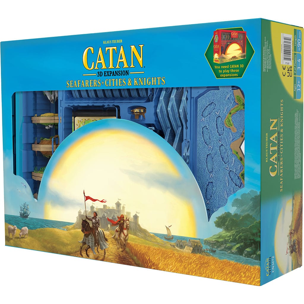 Catan Studios Board Games > Large Box Games > Expansions Catan 3D: Seafarers and Cities & Knights Expansion 841333116132 CN3172