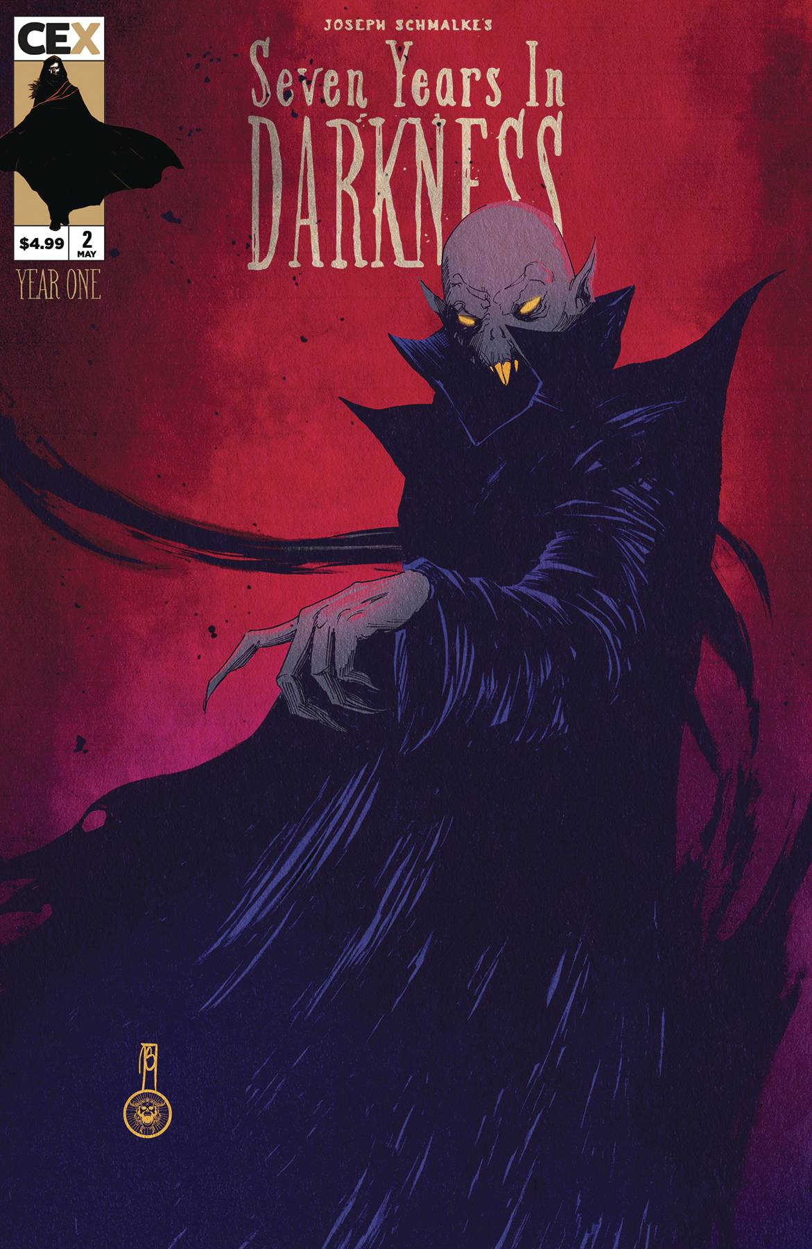 Cex Publishing Comic Books SEVEN YEARS IN DARKNESS #2 (OF 4) CVR B SCHMALKE 79394597454200221 FEB231263