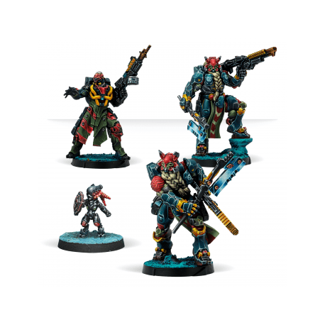 Corvus Belli Tabletop Games > Miniature Games Infinity: Combined Army - Morat Fireteam 8437016958773 CVB 281621-0955
